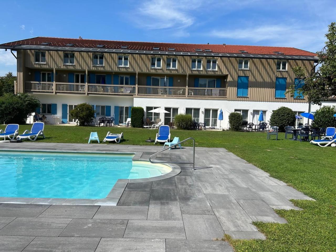 Gabi Mit Pool Und Sauna Appartement Übersee Buitenkant foto