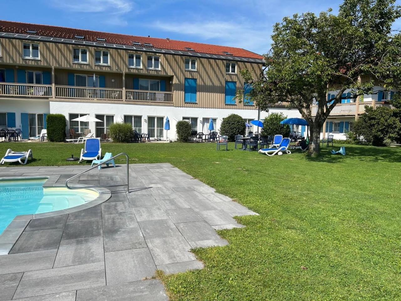 Gabi Mit Pool Und Sauna Übersee Buitenkant foto